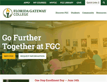 Tablet Screenshot of fgc.edu